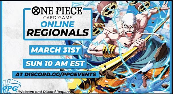 One Piece Card Game Online Regional Tickets, Sun, Mar 31, 2024 at